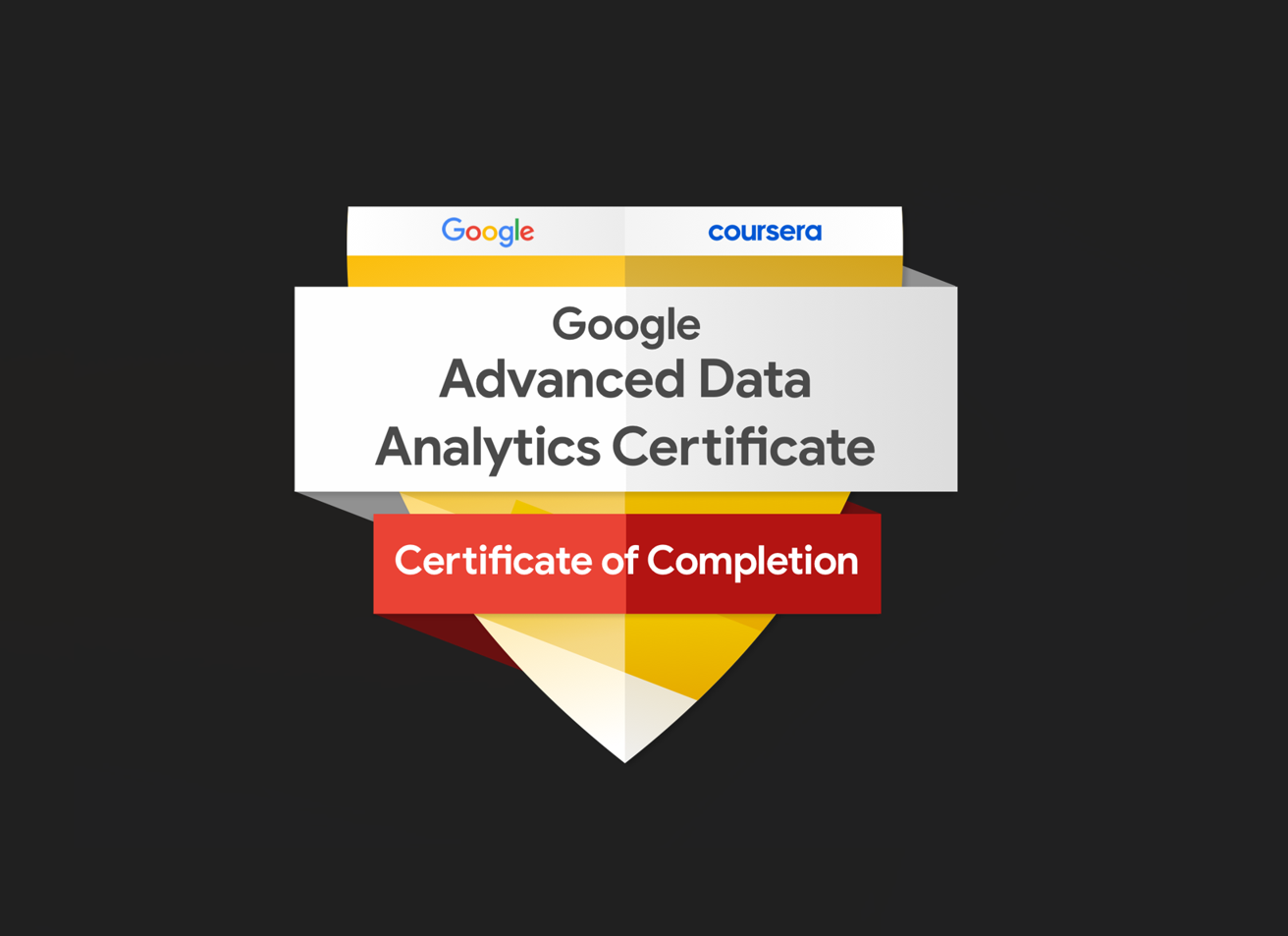 Google Advanced Data Analytics Certificate
